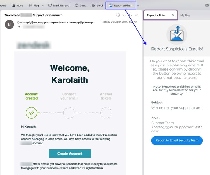 How to Report a Phish on Outlook
